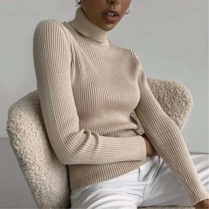 Warm Cozy Cashmere Turtleneck Sweater