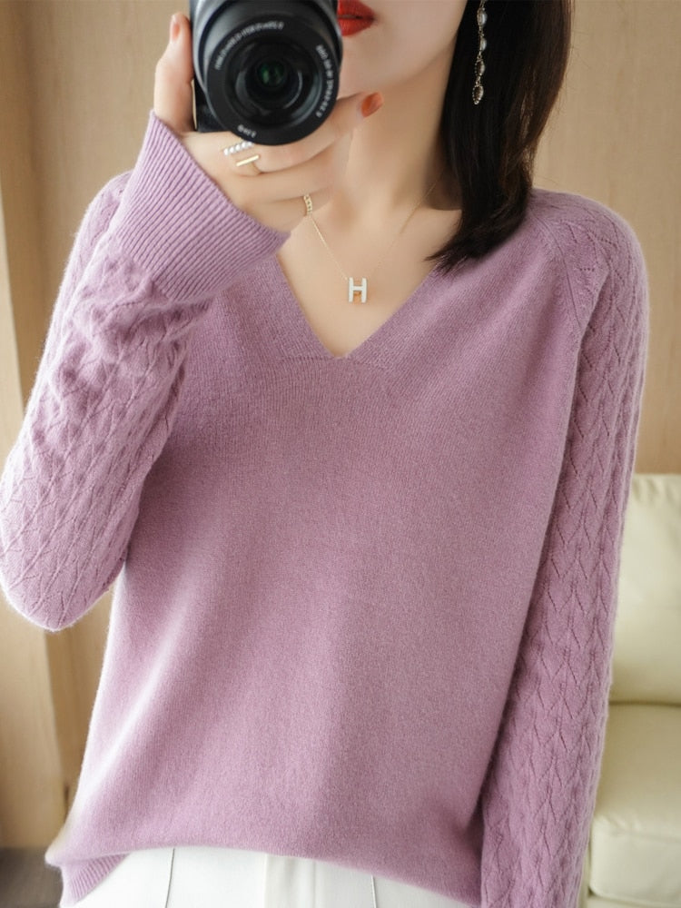 Stylish Ladies Crew Neck Sweater