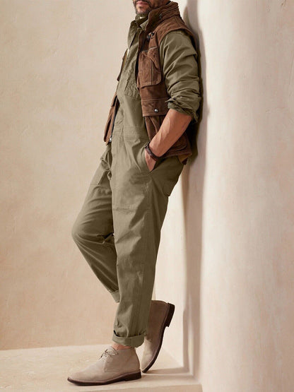 Armand | Relaxed Fit Cotton Flight Overalls