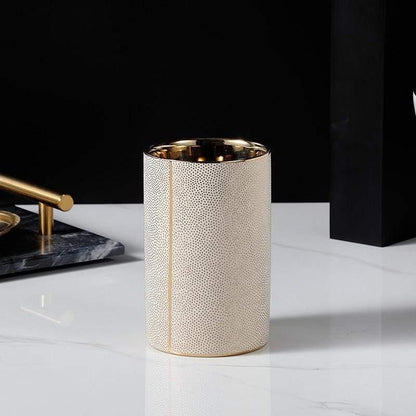 Classic Porcelain Bathroom Essentials Set