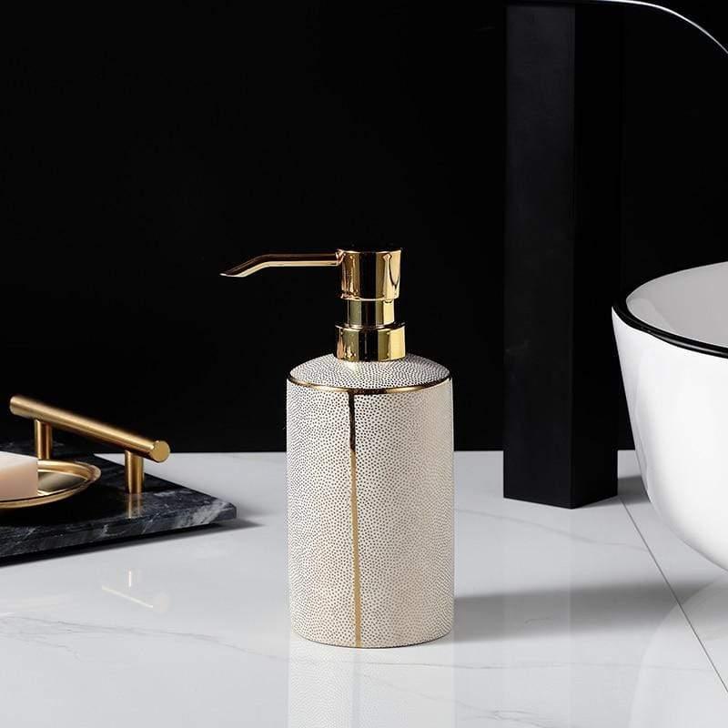 Classic Porcelain Bathroom Essentials Set