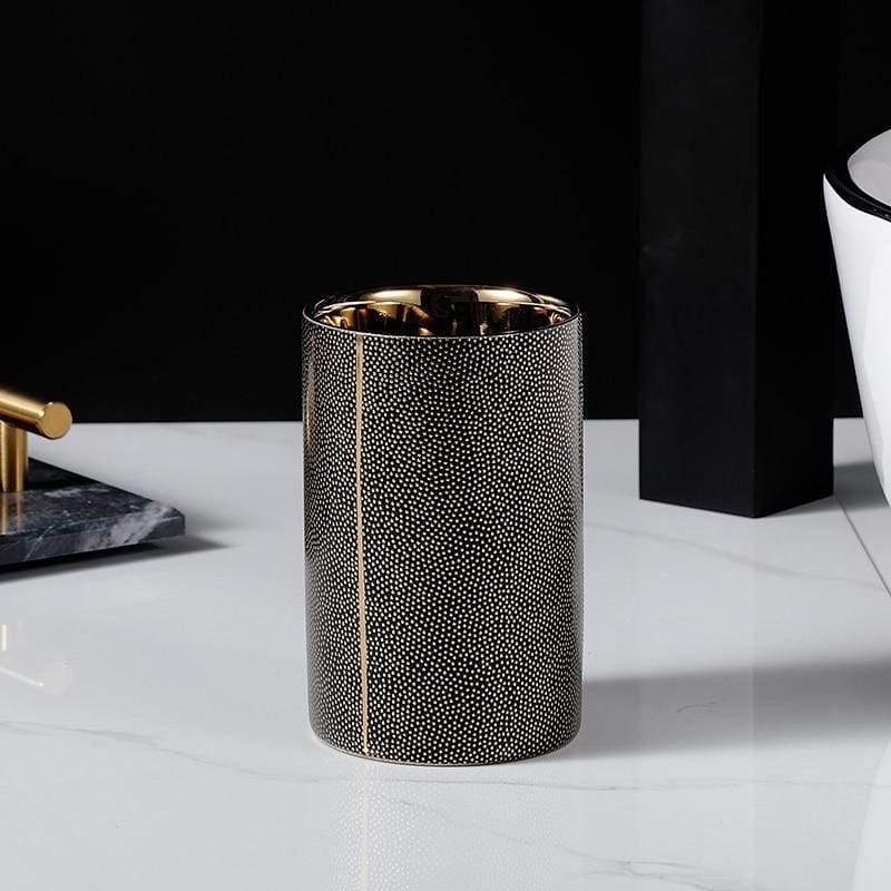 Classic Porcelain Bathroom Essentials Set