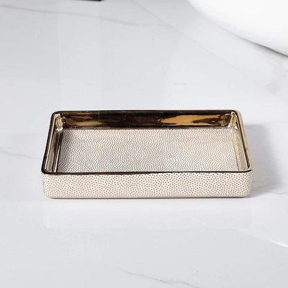 Classic Porcelain Bathroom Essentials Set