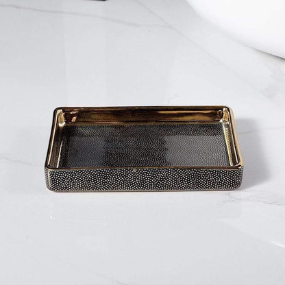 Classic Porcelain Bathroom Essentials Set