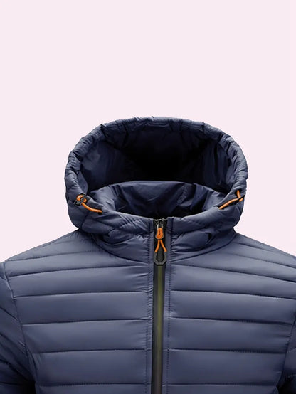 Warm Women's Down Parka Coat with Hood