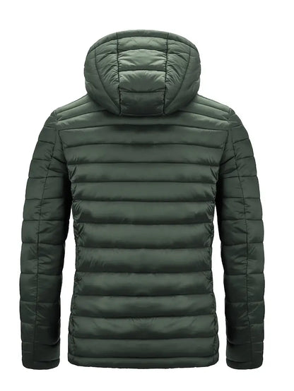 Warm Women's Down Parka Coat with Hood