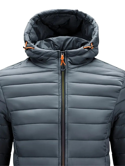 Warm Women's Down Parka Coat with Hood