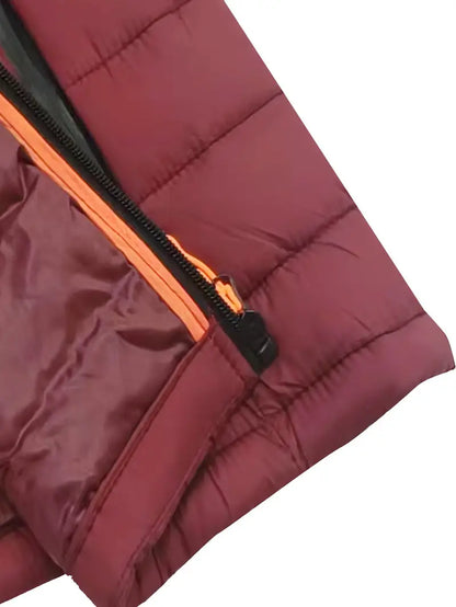 Warm Women's Down Parka Coat with Hood