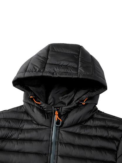 Warm Women's Down Parka Coat with Hood
