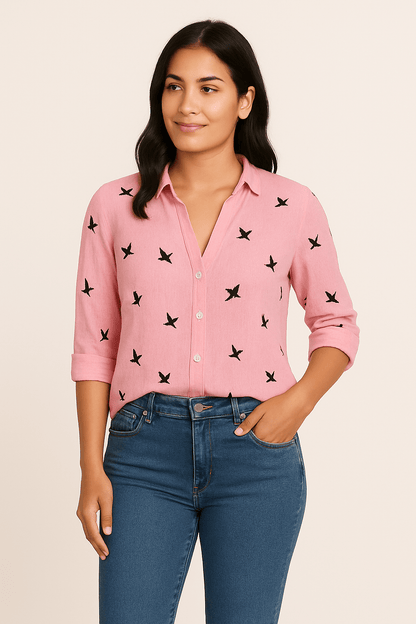 Women's Lightweight Breathable Summer Blouse - OutfitLondon