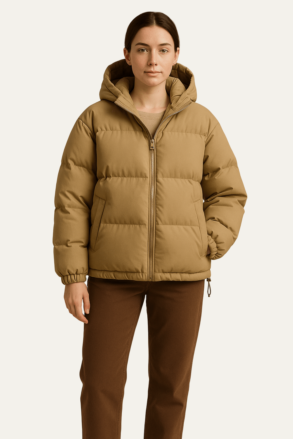Slim Fit Lightweight Women's Puffer Coat