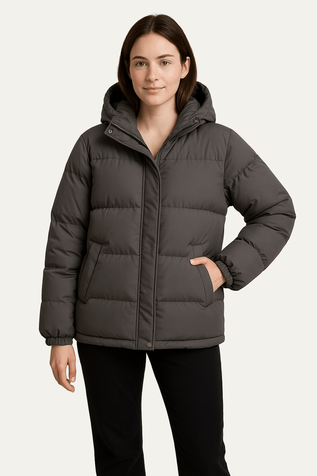 Slim Fit Lightweight Women's Puffer Coat