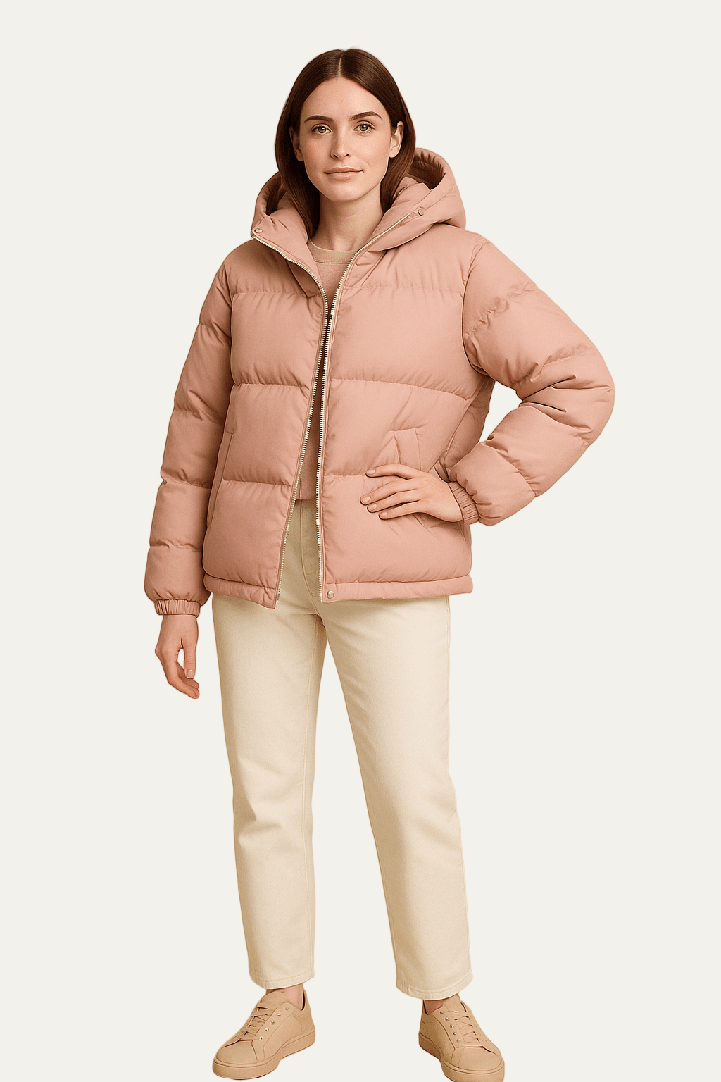 Slim Fit Lightweight Women's Puffer Coat