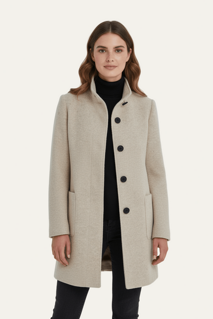 Ladies Classic Oversized Hooded Coat
