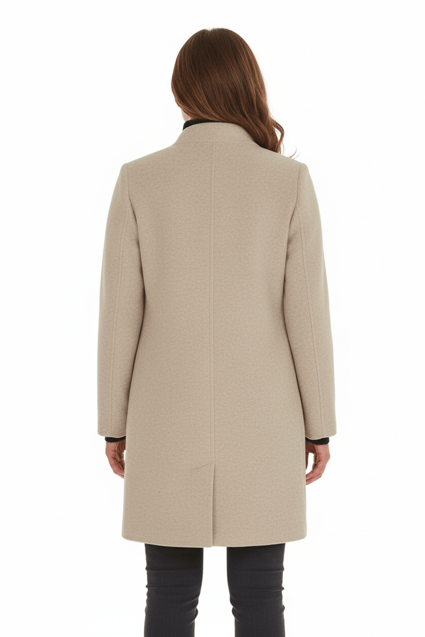 Ladies Classic Oversized Hooded Coat