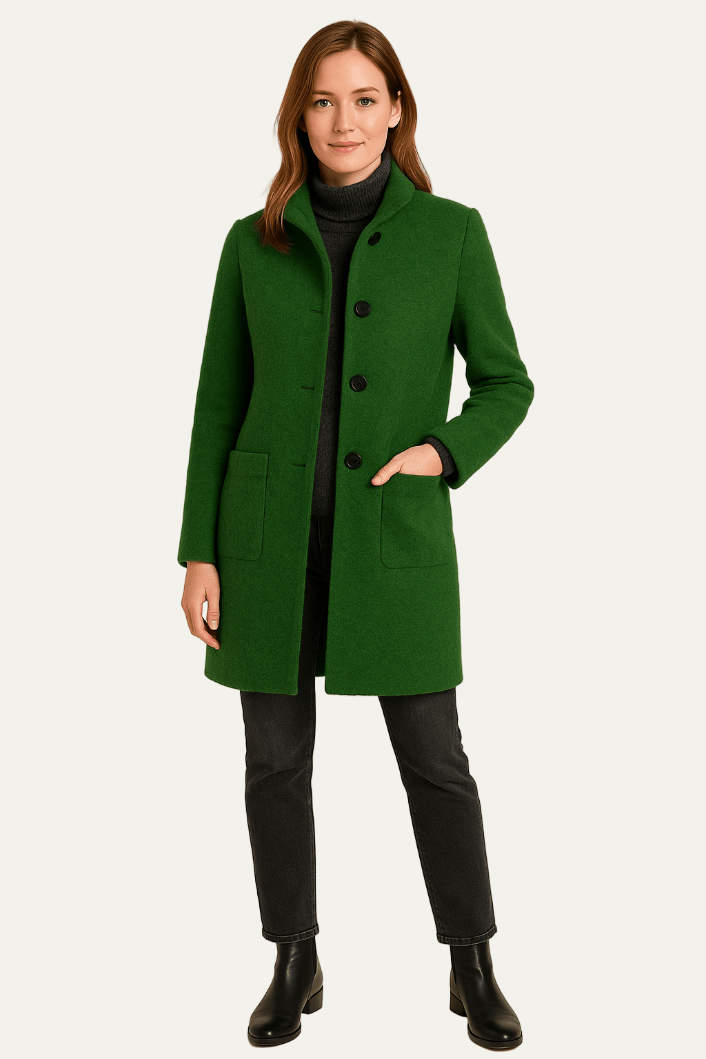 Classic Fit Double Button Trench Coat