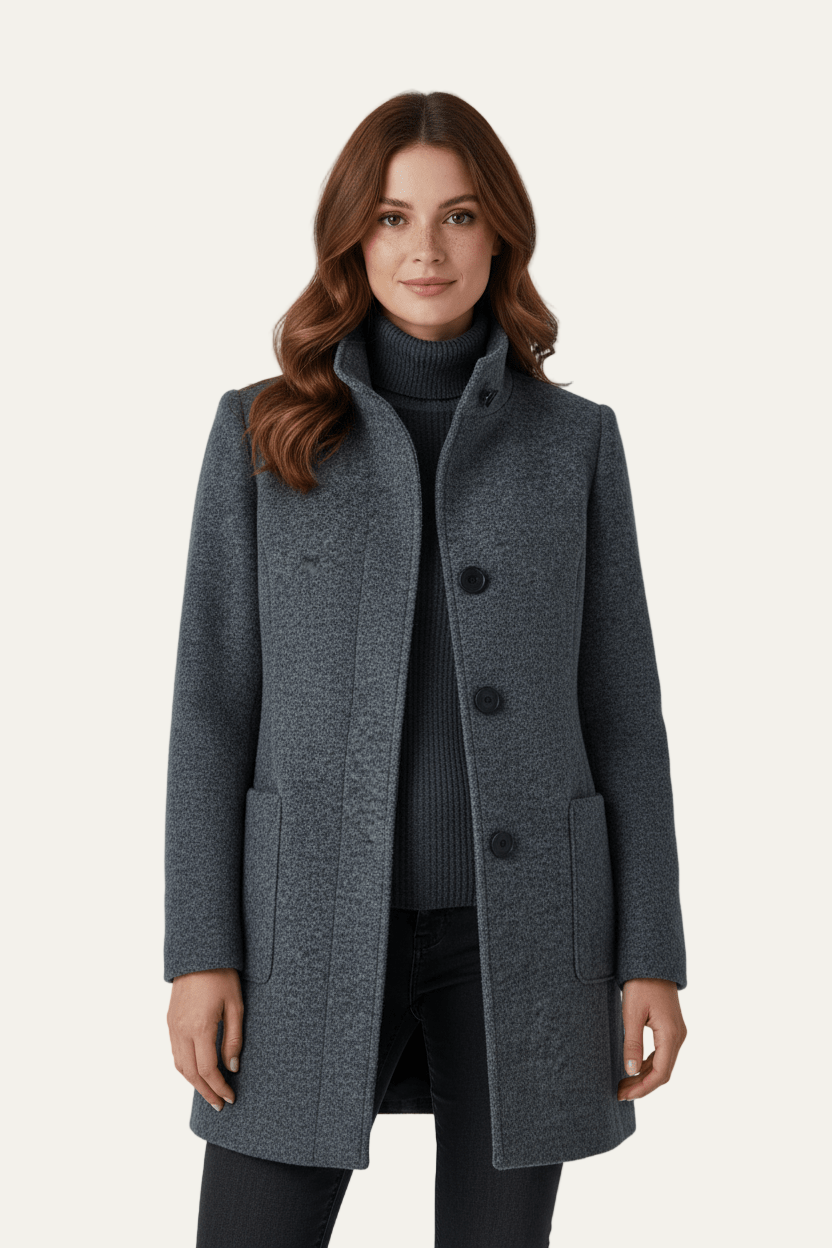 Ladies Classic Oversized Hooded Coat - OutfitLondon
