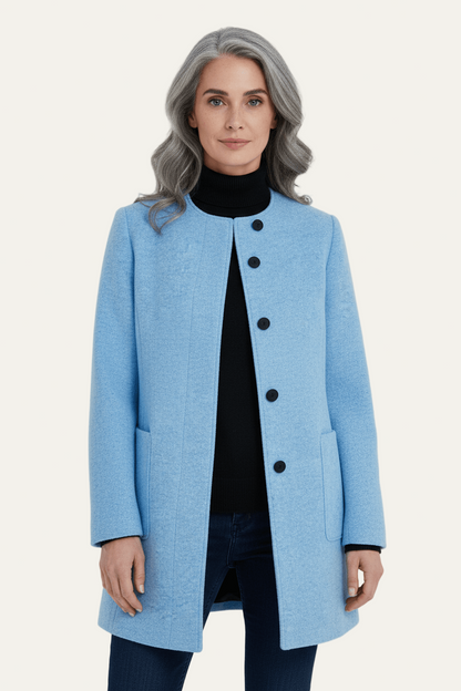 Ladies Classic Oversized Hooded Coat