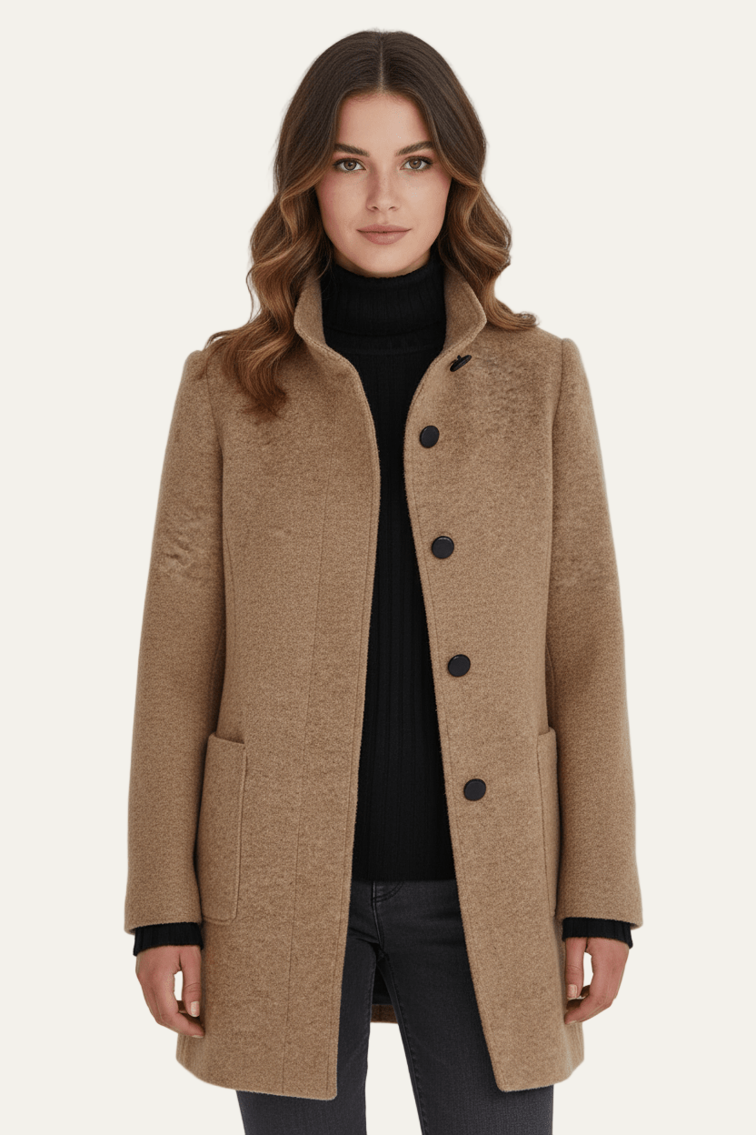 Ladies Classic Oversized Hooded Coat
