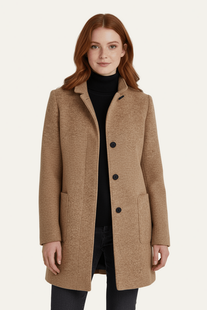 Ladies Classic Oversized Hooded Coat