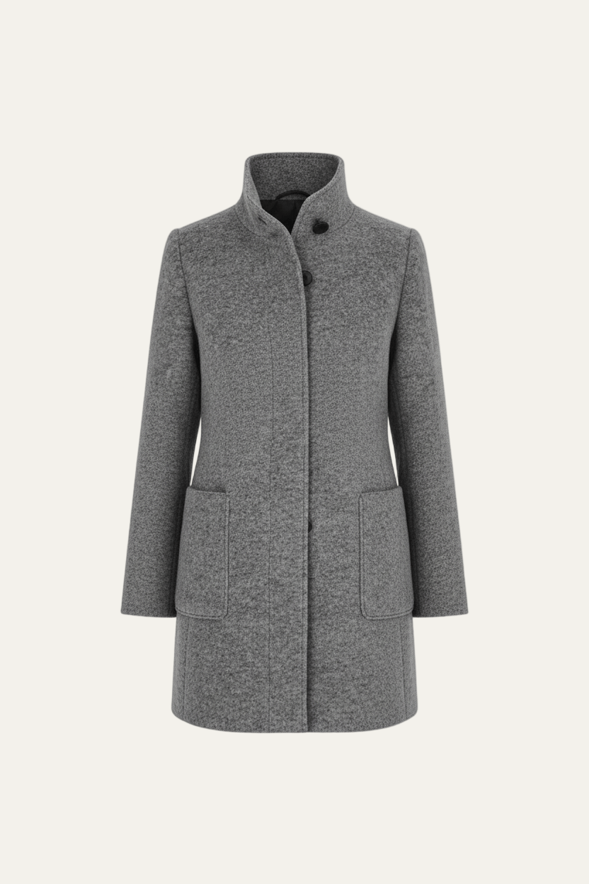 Ladies Classic Oversized Hooded Coat