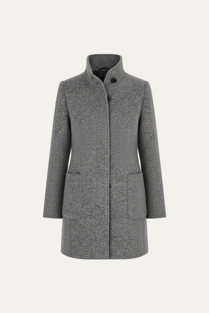 Ladies Classic Oversized Hooded Coat