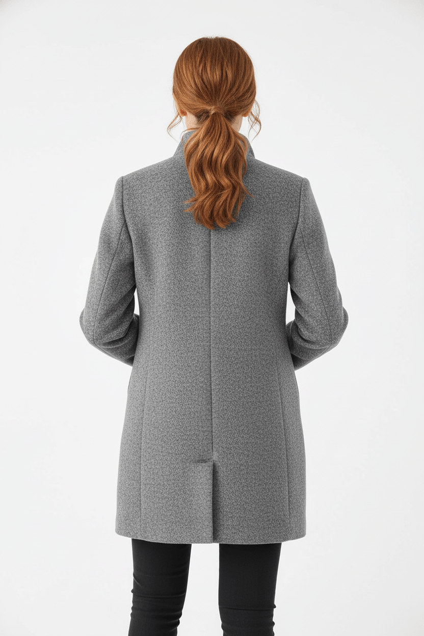Ladies Classic Oversized Hooded Coat