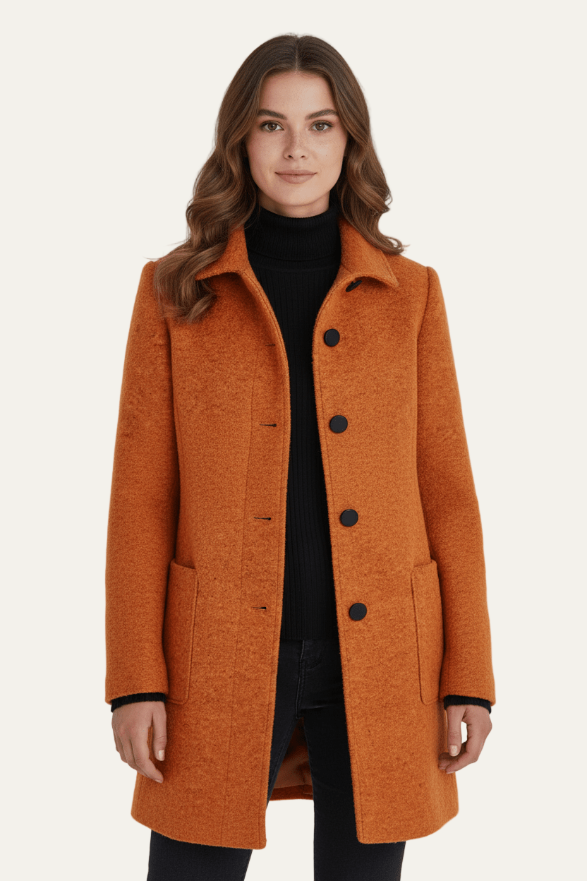 Ladies Classic Oversized Hooded Coat