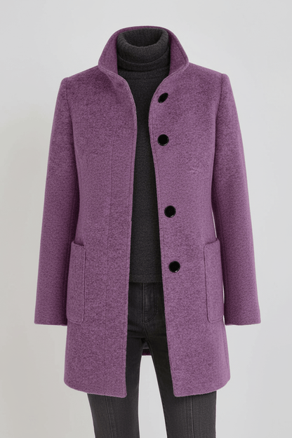 Ladies Classic Oversized Hooded Coat