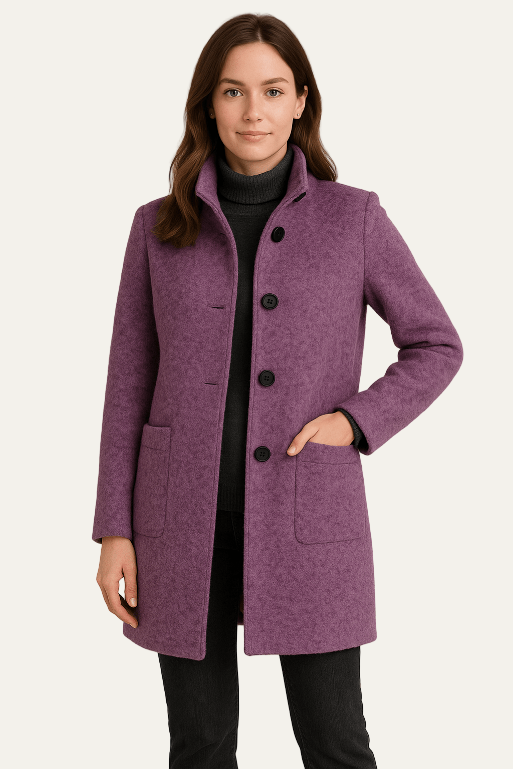 Classic Fit Double Button Trench Coat