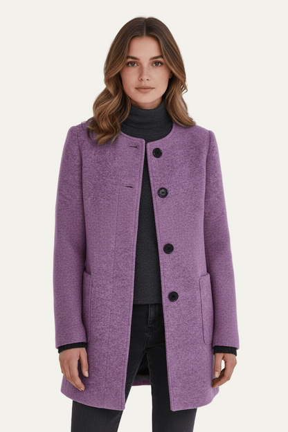 Ladies Classic Oversized Hooded Coat