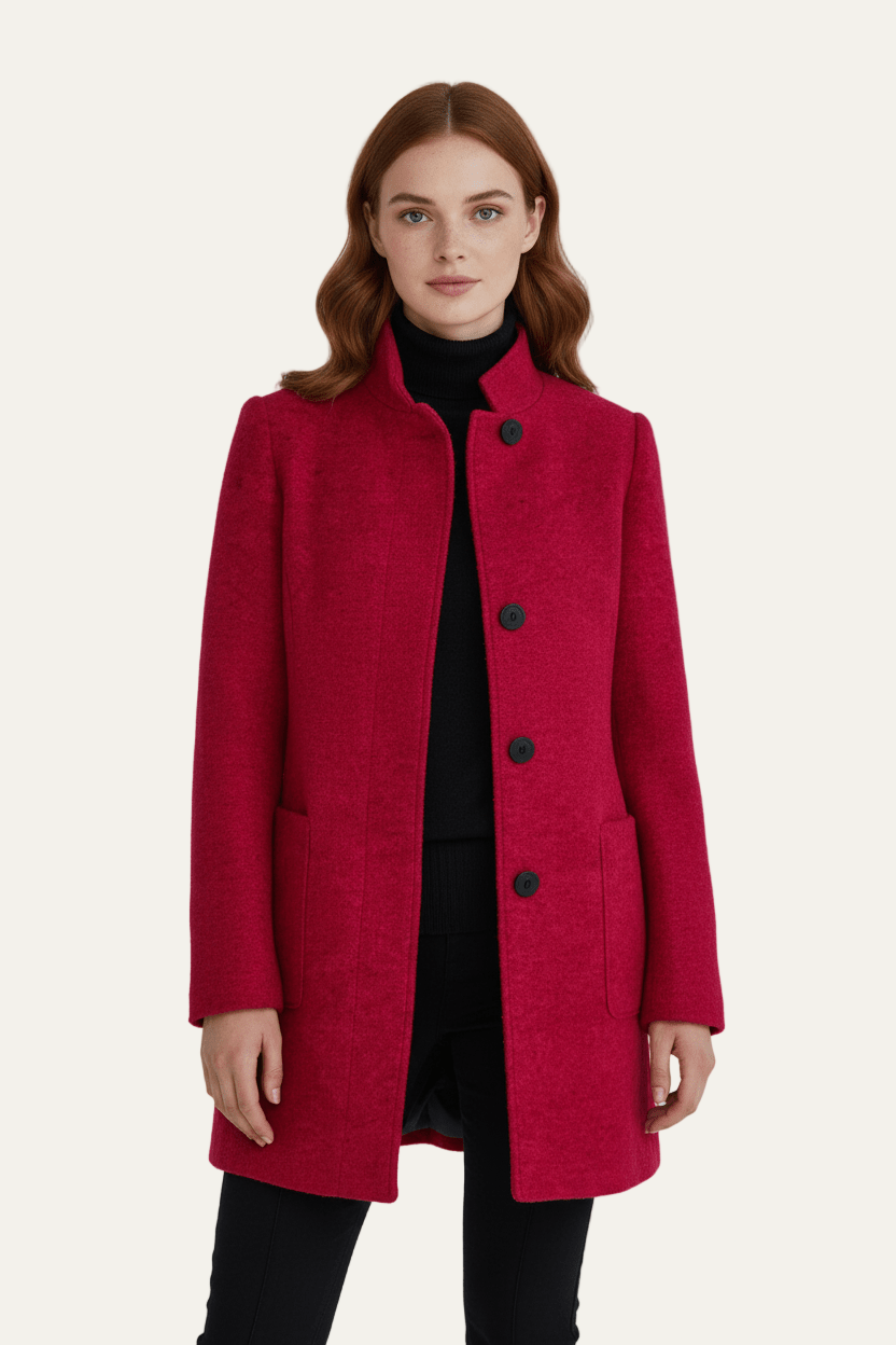 Ladies Classic Oversized Hooded Coat