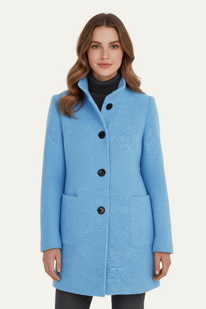 Ladies Classic Oversized Hooded Coat