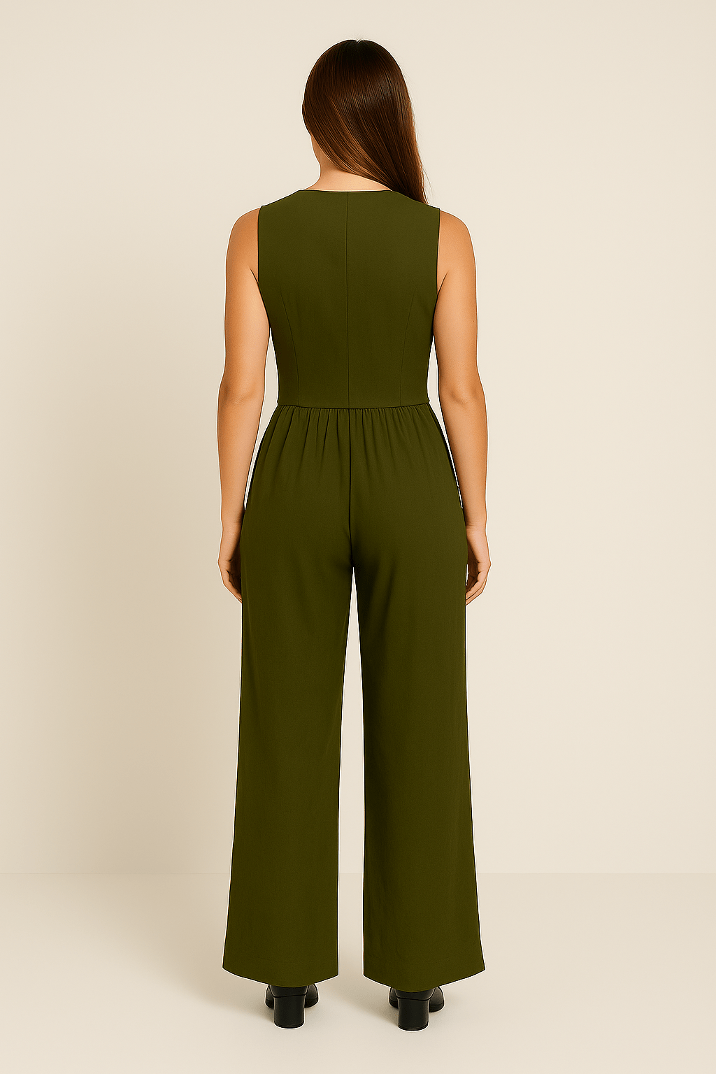 Women's Linen Vest And Trousers Set