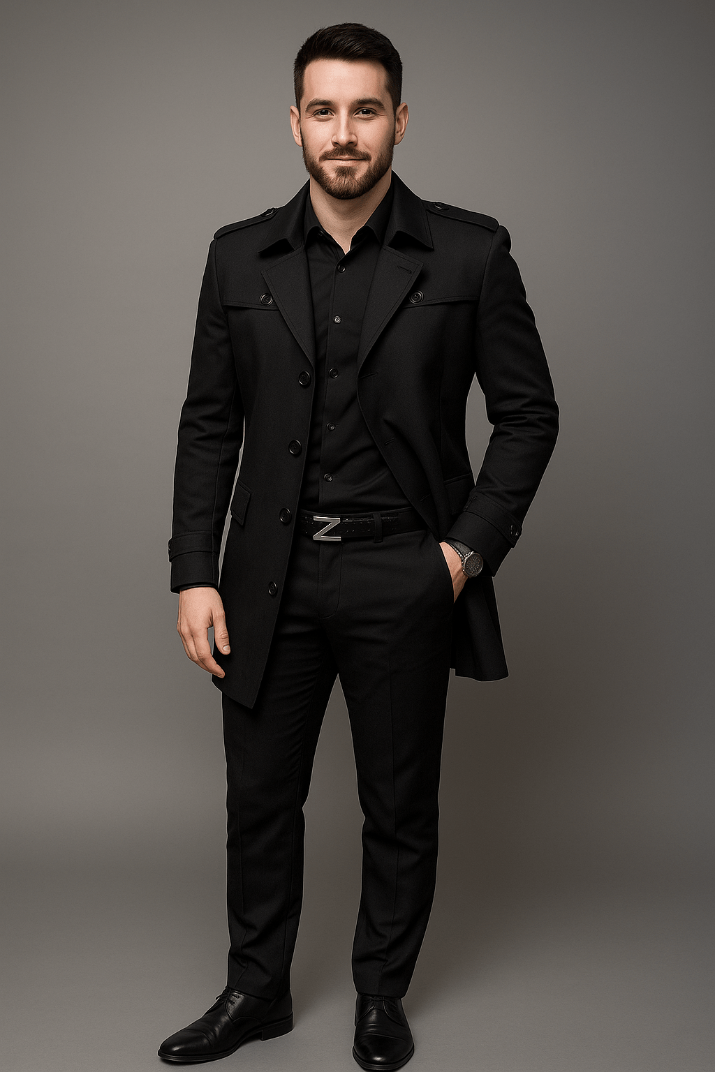 Classic Double Breasted Coat
