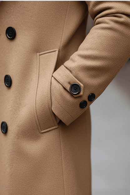 Classic Fit Mens Trench Overcoat