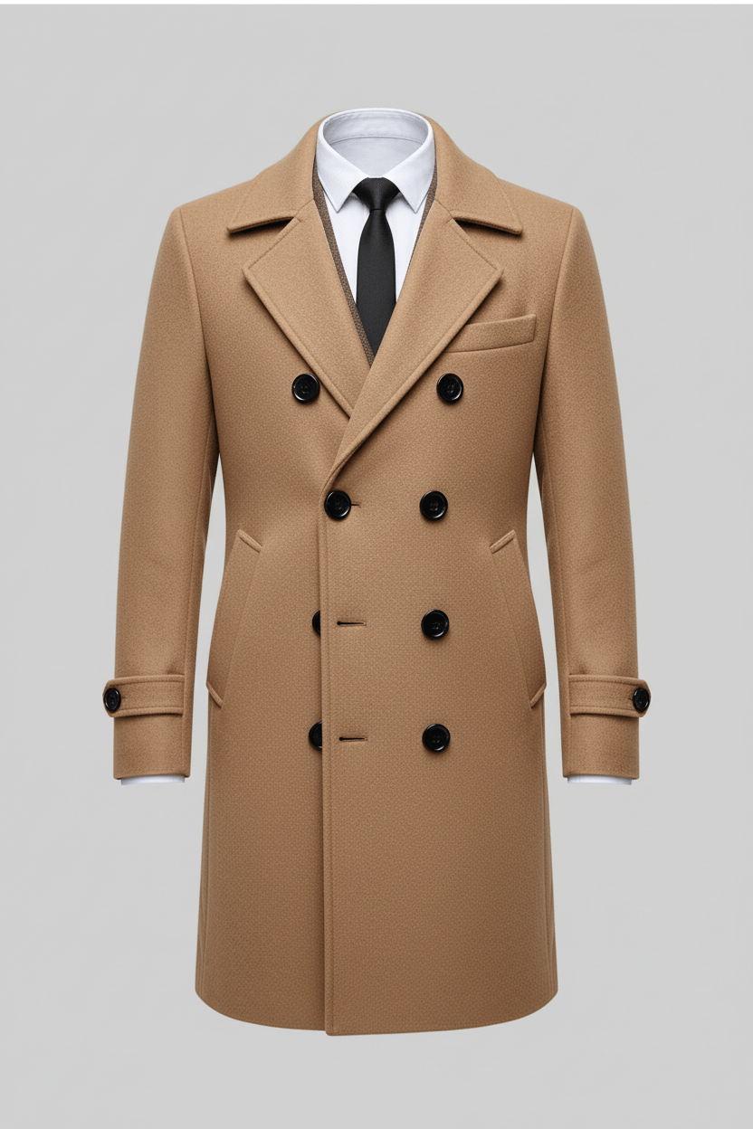 Classic Fit Mens Trench Overcoat