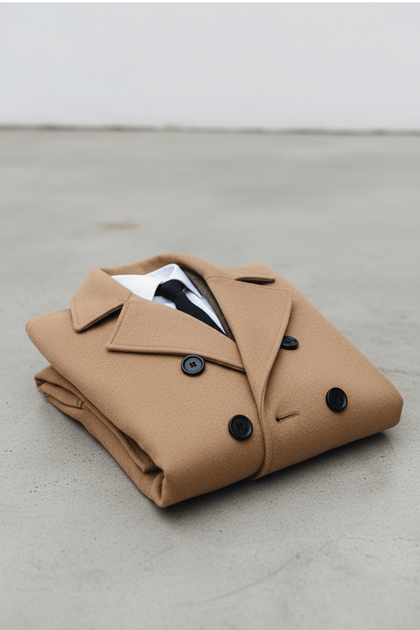 Classic Fit Mens Trench Overcoat