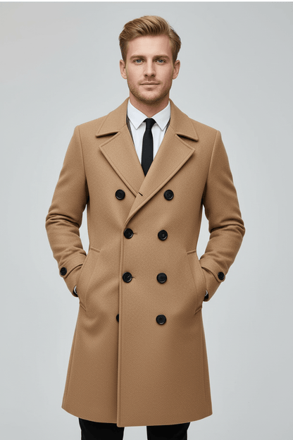 Classic Fit Mens Trench Overcoat