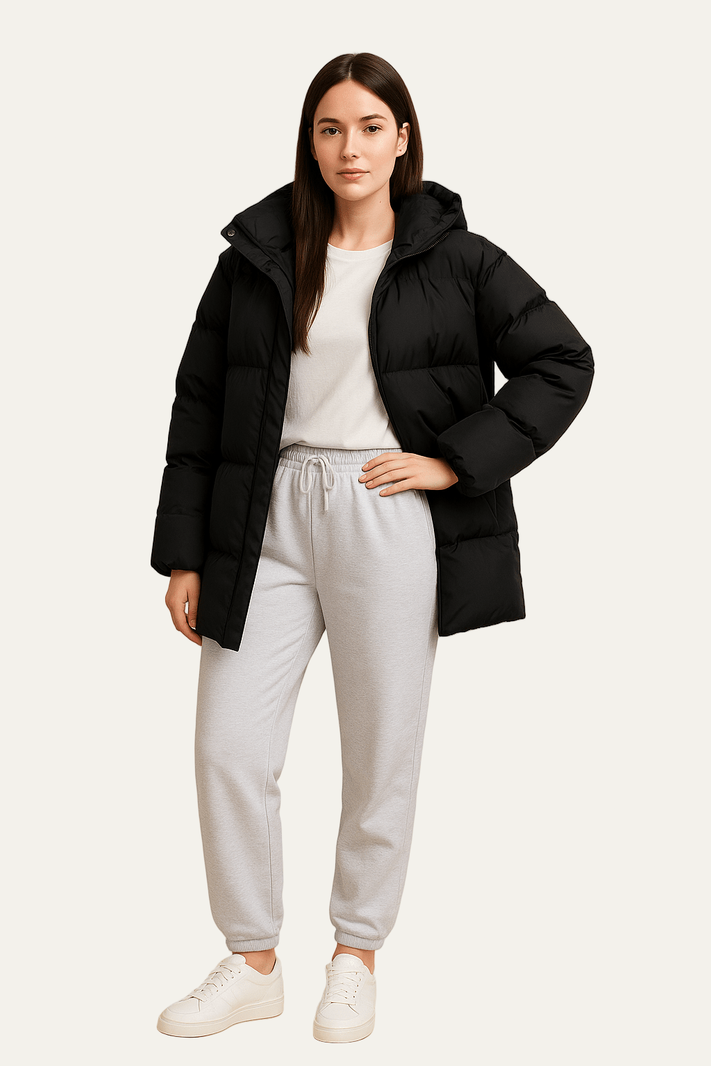 Classic Ladies Long Waterproof Trench Coat