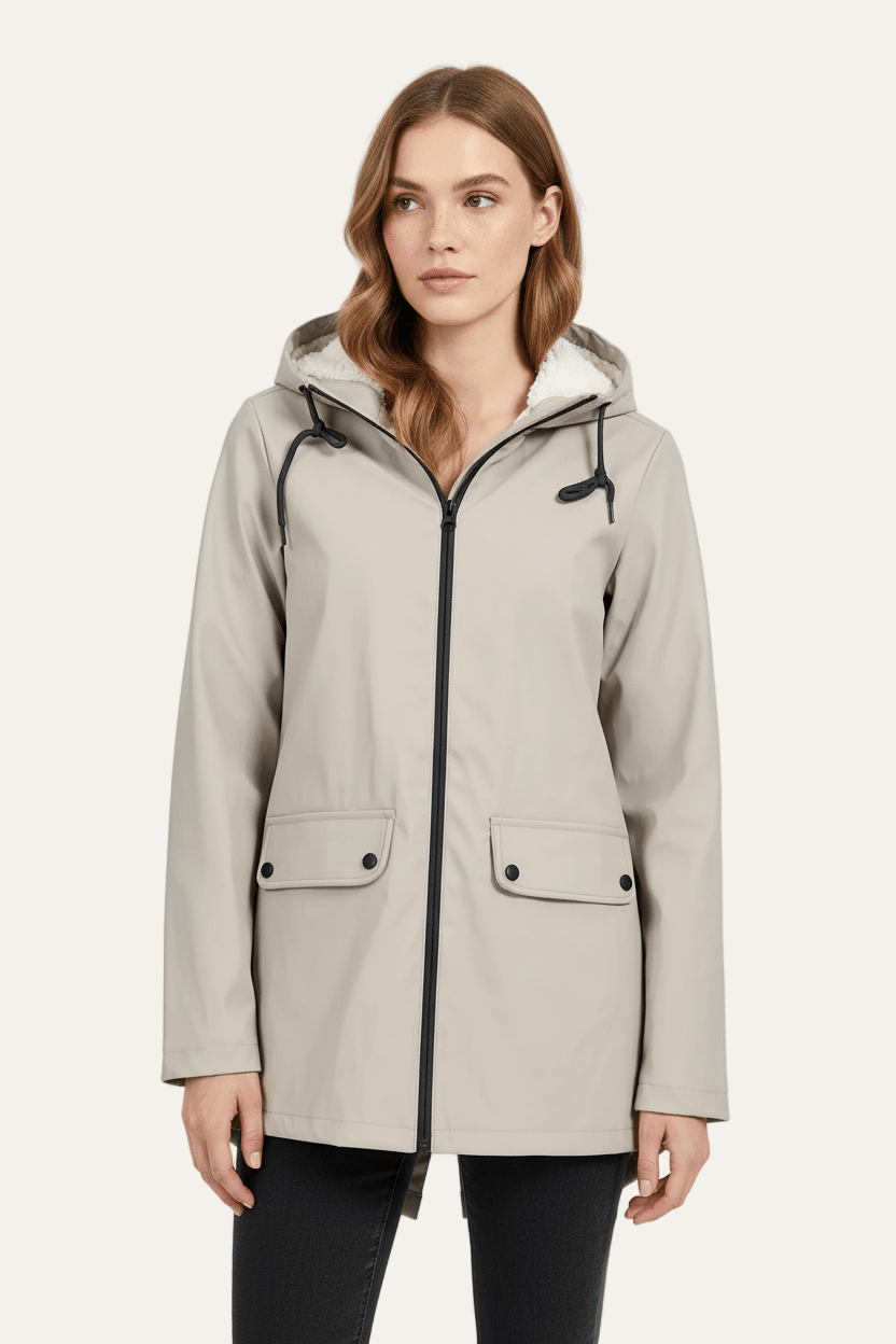 Warm Waterproof Women's Fleece Lined Jacket