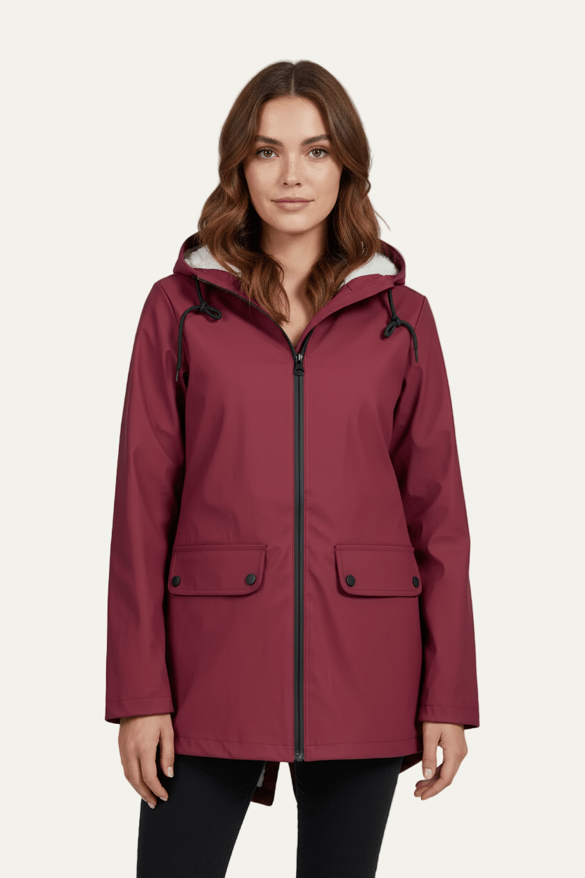 Warm Waterproof Women's Fleece Lined Jacket
