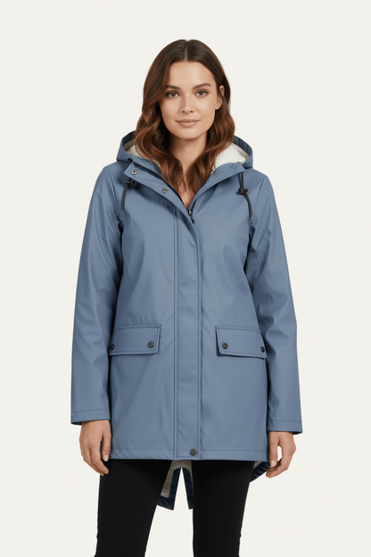 Warm Waterproof Women's Fleece Lined Jacket
