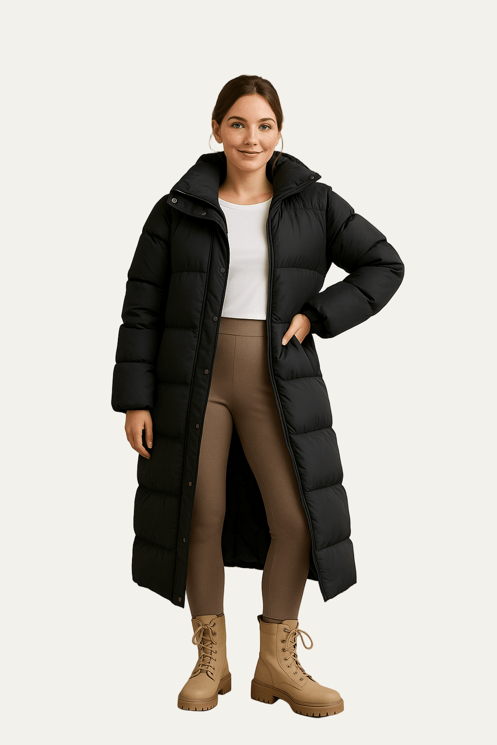Cozy Cable Knit Zipper Jacket for Women