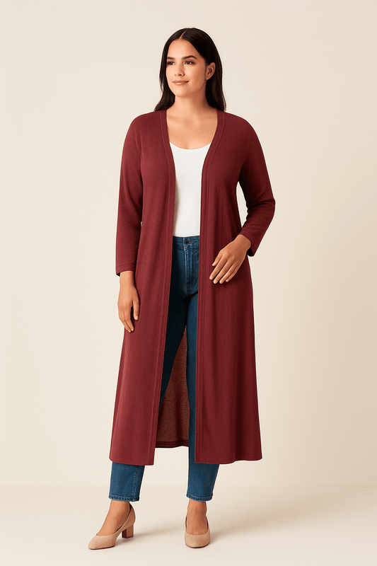 Women's Lightweight Long Sleeve Vest - OutfitLondon