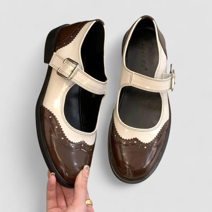 Comfortable Supportive Flat Mary Jane Shoes