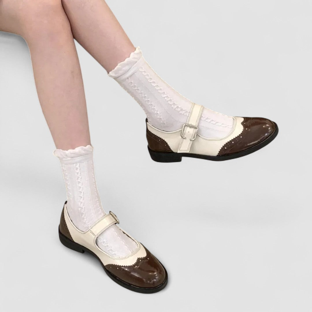 Comfortable Supportive Flat Mary Jane Shoes