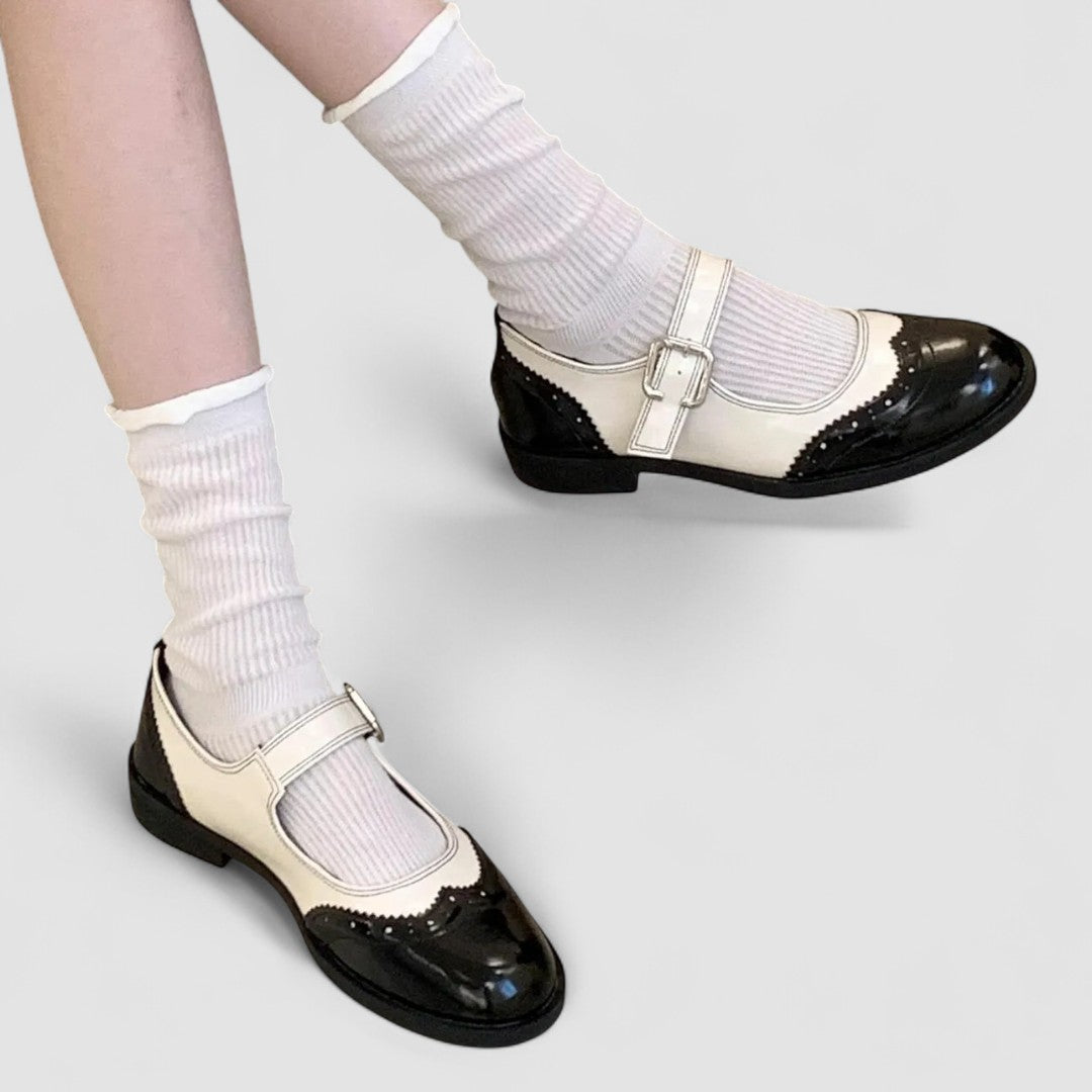 Comfortable Supportive Flat Mary Jane Shoes