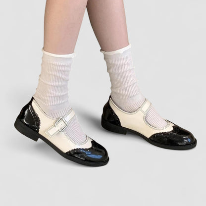 Comfortable Supportive Flat Mary Jane Shoes