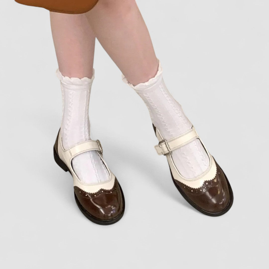 Comfortable Supportive Flat Mary Jane Shoes